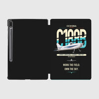 Thumbnail for Cessna A188B AgTruck design on black samsung tablet tablet case