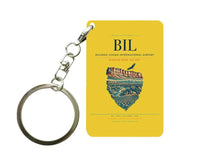 Thumbnail for Billings Logan International Airport (BIL) design on yellow key chain
