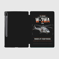 Thumbnail for PZL-Świdnik W-3WA Sokół design on black samsung tablet tablet case