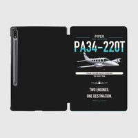 Thumbnail for Piper PA-34-220T Seneca V design on black samsung tablet tablet case
