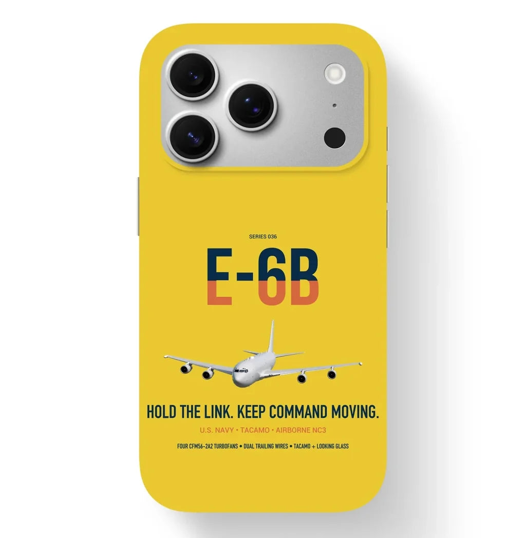 E-6B Mercury design on yellow magsafe iphone case, for iPhone 17 Pro