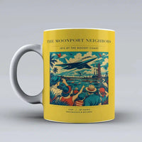 Thumbnail for VINTAGE G4129 - The Moonport Neighbors - Ceramic Mug design on yellow