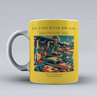 Thumbnail for VINTAGE G4376 - The Taxi Rank Rivalry - Ceramic Mug design on yellow