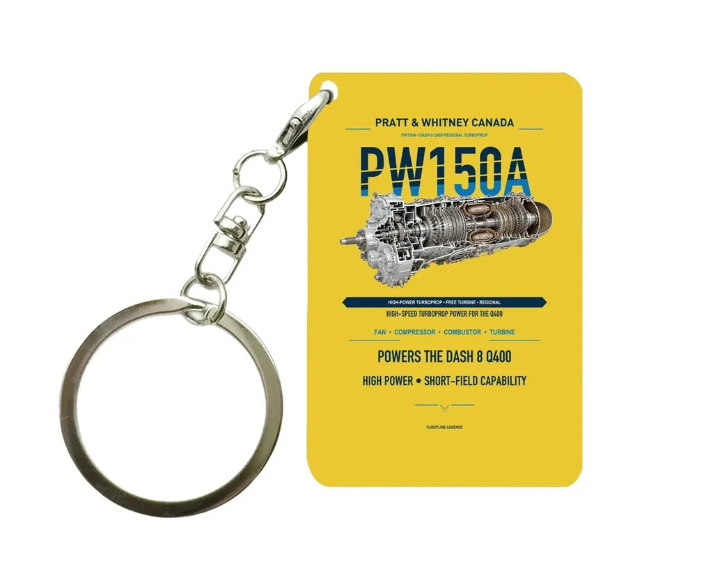 PW150A Key Chain design on yellow key chain