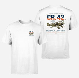 Double-Side Printing — Fiat CR.42 Falco Double-Side T-Shirt