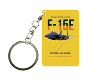 Thumbnail for F-15E STRIKE EAGLE Key Chain design on yellow key chain
