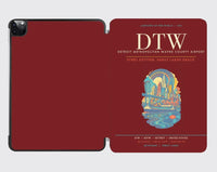 Thumbnail for Detroit Metropolitan Wayne County Airport DTW - Dark Red