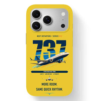 Thumbnail for Boeing 737 MAX 9 design on yellow magsafe iphone case