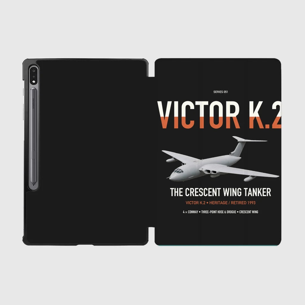 Handley Page Victor K.2 design on black samsung tablet tablet case