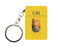 Thumbnail for Central Nebraska Regional Airport (GRI) design on yellow key chain