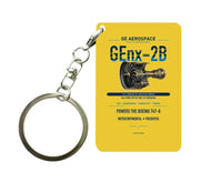 Thumbnail for GEnx-2B Key Chain design on yellow key chain