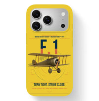 Thumbnail for Sopwith Camel F.1 design on yellow magsafe iphone case, for iPhone 17 Pro