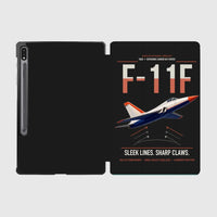 Thumbnail for F-11F Tiger design on black samsung tablet tablet case
