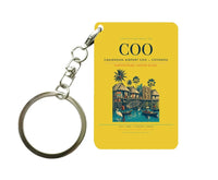 Thumbnail for Cadjehoun Airport COO — Cotonou Key Chain design on yellow key chain