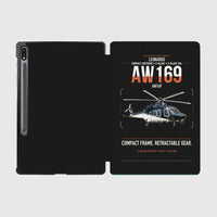 Thumbnail for Leonardo AW169 design on black samsung tablet tablet case