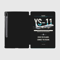 Thumbnail for NAMC YS-11A design on black samsung tablet tablet case