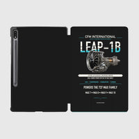 Thumbnail for CFM LEAP-1B design on black samsung tablet tablet case