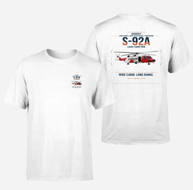 Double-Side Printing — Sikorsky S-92A Double-Side T-Shirt