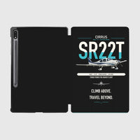 Thumbnail for Cirrus SR22T design on black samsung tablet tablet case