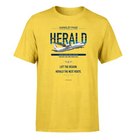 Thumbnail for Handley Page HPR.7 Dart Herald design on yellow single side