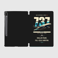 Thumbnail for Boeing 737 MAX 7 design on black samsung tablet tablet case