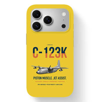 Thumbnail for C-123K Provider design on yellow magsafe iphone case, for iPhone 17 Pro