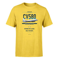 Thumbnail for Convair 580 design on yellow single side