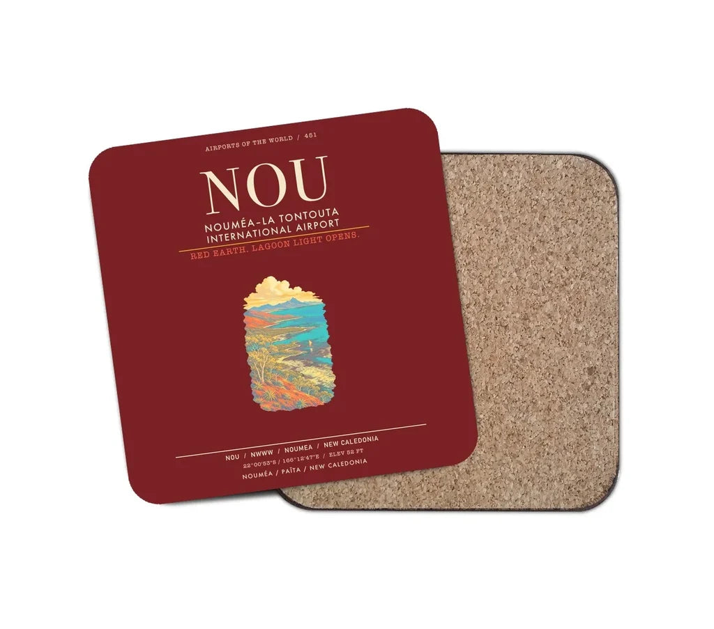 NoumeaLa Tontouta International Airport NOU - Dark Red