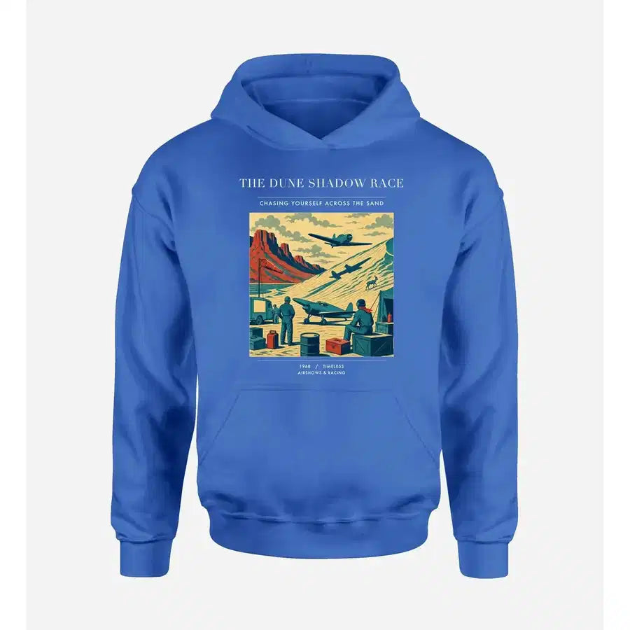 VINTAGE G4334 - The Dune Shadow Race - Premium Hoodie design on blue premium