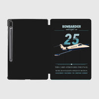 Thumbnail for Bombardier Learjet 25 design on black samsung tablet tablet case