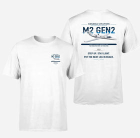 Double-Side Printing — Cessna Citation M2 Gen2 Double-Side T-Shirt
