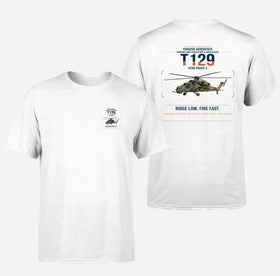 Double-Side Printing — Turkish Aerospace T129 ATAK Phase 2 Double-Side T-Shirt