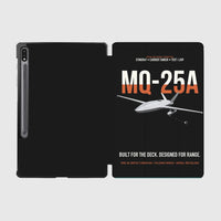Thumbnail for MQ-25A STINGRAY design on black samsung tablet tablet case