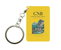 Thumbnail for Grenoble-Isère Airport (GNB) design on yellow key chain