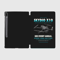 Thumbnail for Skydio X10 design on black samsung tablet tablet case