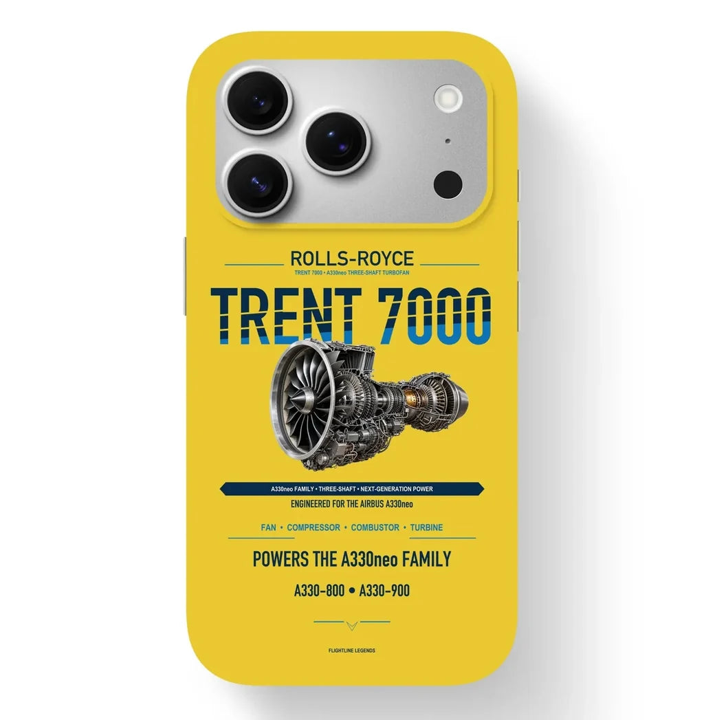 TRENT 7000 Case design on yellow iphone case