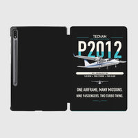 Thumbnail for Tecnam P2012 Traveller design on black samsung tablet tablet case