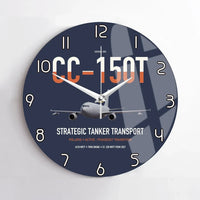 Thumbnail for Airbus CC-150T Polaris design on navy blue no frame wall clock