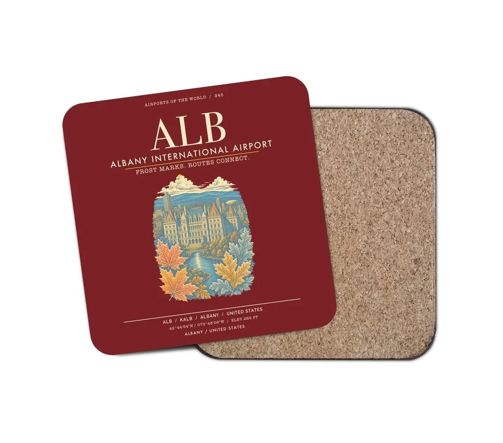 Albany International Airport ALB - Dark Red