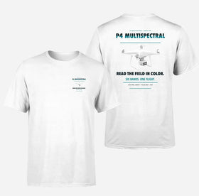 Double-Side Printing — DJI P4 Multispectral Drone Double-Side T-Shirt