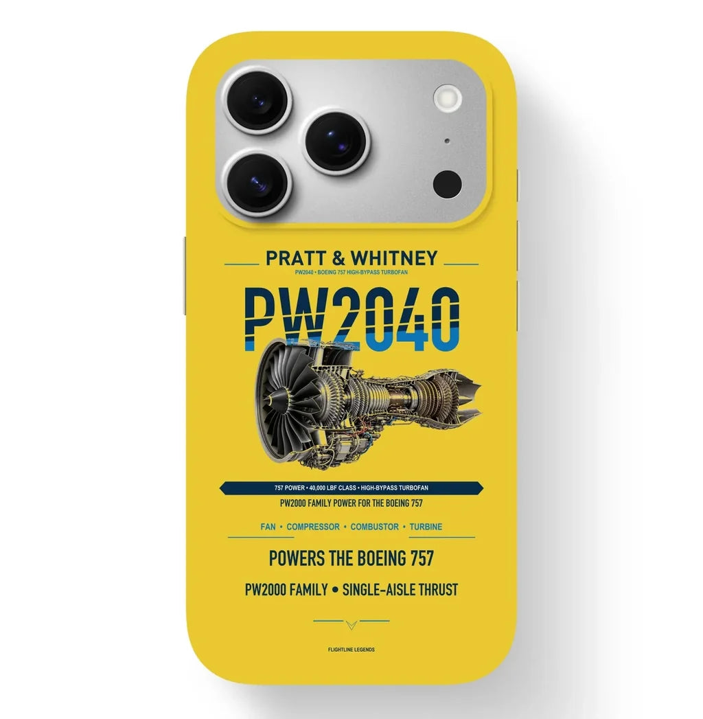 PW2040 Case design on yellow iphone case