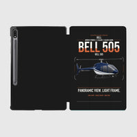 Thumbnail for Bell 505 design on black samsung tablet tablet case