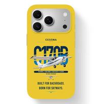 Thumbnail for Cessna 170B design on yellow magsafe iphone case, for iPhone 17 Pro