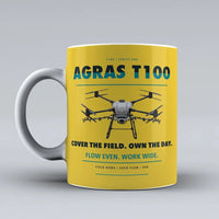 Thumbnail for Agras T100 Mug design on yellow dji