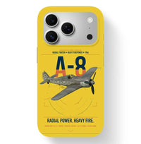 Thumbnail for Focke-Wulf Fw 190A-8 design on yellow magsafe iphone case, for iPhone 17 Pro
