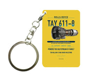 Thumbnail for TAY 611-8 Key Chain design on yellow key chain