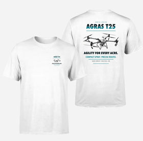 Double-Side Printing — DJI Agras T25 Drone Double-Side T-Shirt