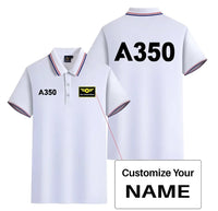 Thumbnail for Customisable Airbus A350 Polo Shirt - view 17