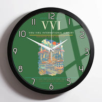 Thumbnail for Viru Viru International Airport VVI Wall-Clock Framed - Green