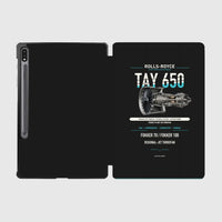 Thumbnail for TAY 650 design on black samsung tablet tablet case